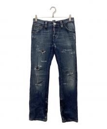 DSQUARED2（ディースクエアード）の古着「DC/DC ワイヤーデニムパンツ」｜インディゴ