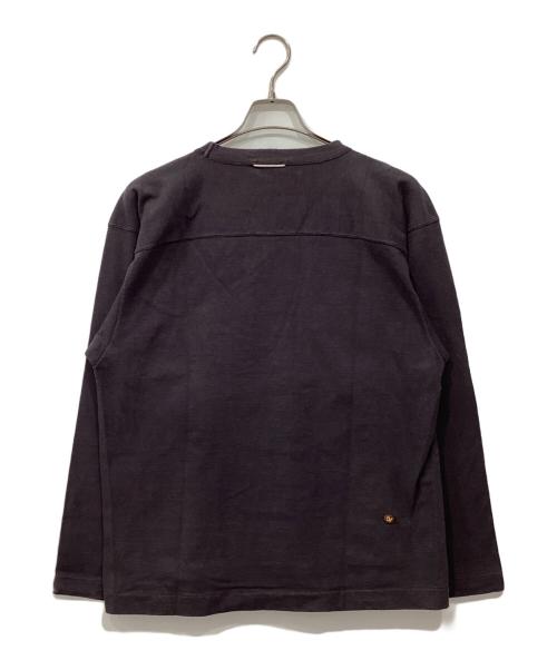 45rpm（45アールピーエム）45rpm (45アールピーエム) でこぼこ天竺の908水平線Tシャツ グレー サイズ:3の古着・服飾アイテム