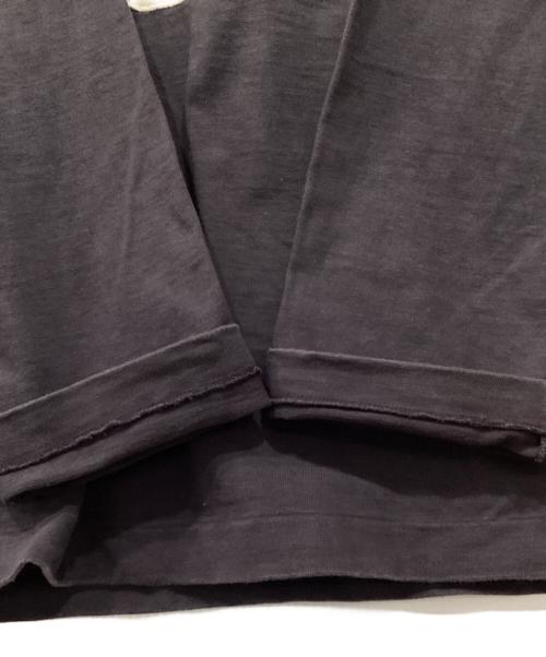 45rpm（45アールピーエム）45rpm (45アールピーエム) でこぼこ天竺の908水平線Tシャツ グレー サイズ:3の古着・服飾アイテム
