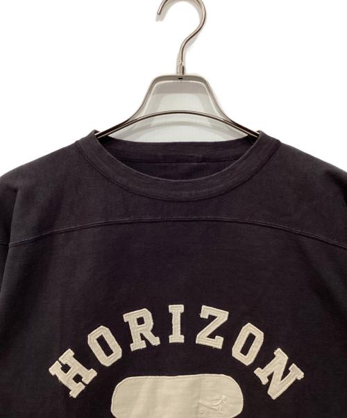 45rpm（45アールピーエム）45rpm (45アールピーエム) でこぼこ天竺の908水平線Tシャツ グレー サイズ:3の古着・服飾アイテム