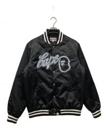 A BATHING APE（ア ベイシング エイプ）の古着「スタジャン」｜ブラック