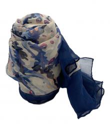 Salvatore Ferragamo（サルヴァトーレ フェラガモ）の古着「シルクストール」｜ベージュ