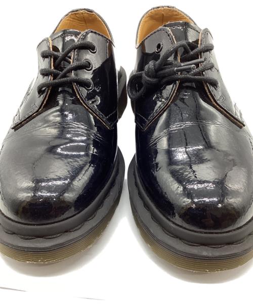 Dr.Martens（ドクターマーチン）Dr.Martens (ドクターマーチン) BEAMS (ビームス) 別注パテント3ホールシューズ ブラック サイズ:UK3の古着・服飾アイテム