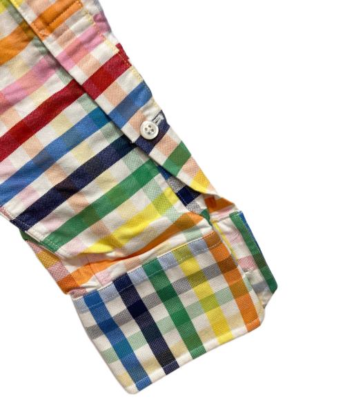 Thom Browne（トムブラウン）Thom Browne (トムブラウン) レインボーチェックシャツ マルチカラー サイズ:2の古着・服飾アイテム