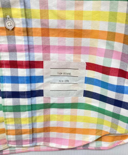 Thom Browne（トムブラウン）Thom Browne (トムブラウン) レインボーチェックシャツ マルチカラー サイズ:2の古着・服飾アイテム