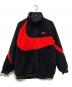 NIKE（ナイキ）の古着「スウッシュ フルジップ ジャケット」｜ブラック×レッド