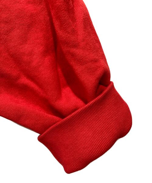 GCDS（ジーシーディーエス）GCDS (ジーシーディーエス) ロゴパーカー レッド×ブラック サイズ:XLの古着・服飾アイテム