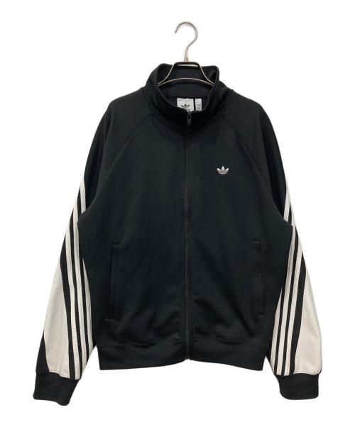 adidas（アディダス）adidas (アディダス) フルジップトラックジャケット ブラック サイズ:Oの古着・服飾アイテム