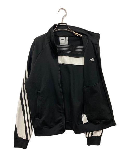 adidas（アディダス）adidas (アディダス) フルジップトラックジャケット ブラック サイズ:Oの古着・服飾アイテム