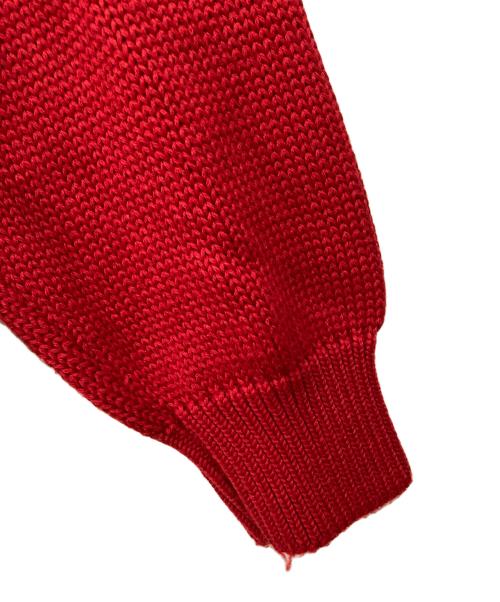 GCDS（ジーシーディーエス）GCDS (ジーシーディーエス) ロゴニット レッド×ブラック サイズ:Mの古着・服飾アイテム