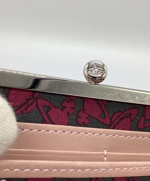 Vivienne Westwood（ヴィヴィアンウエストウッド）Vivienne Westwood (ヴィヴィアンウエストウッド) がま口長財布 ピンクの古着・服飾アイテム