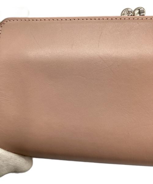 Vivienne Westwood（ヴィヴィアンウエストウッド）Vivienne Westwood (ヴィヴィアンウエストウッド) がま口長財布 ピンクの古着・服飾アイテム