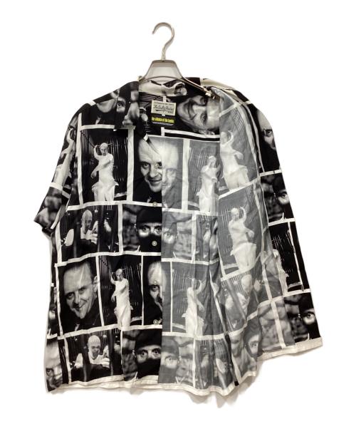 WACKO MARIA（ワコマリア）WACKO MARIA (ワコマリア) 総柄オープンカラーシャツ ブラック サイズ:XLの古着・服飾アイテム