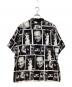 WACKO MARIA (ワコマリア) 総柄オープンカラーシャツ ブラック サイズ:XL：18000円