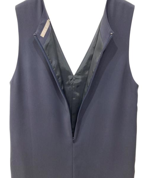 icB（アイシービー）icB (アイシービー) Round Nap ジャンパースカート ワンピース ネイビー サイズ:6の古着・服飾アイテム