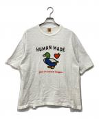 HUMAN MADEヒューマンメイド）の古着「ダックプリントTシャツ」｜ホワイト