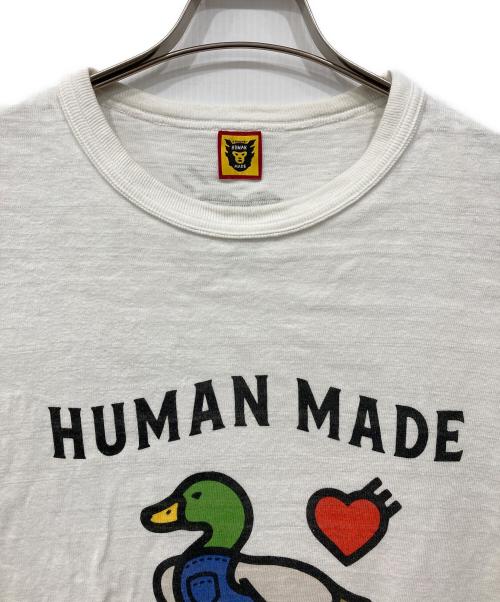 HUMAN MADE（ヒューマンメイド）HUMAN MADE (ヒューマンメイド) ダックプリントTシャツ ホワイト サイズ:不明の古着・服飾アイテム