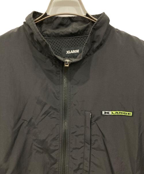 X-LARGE（エクストララージ）X-LARGE (エクストララージ) パイピングナイロンジャケット ブラック サイズ:XLの古着・服飾アイテム