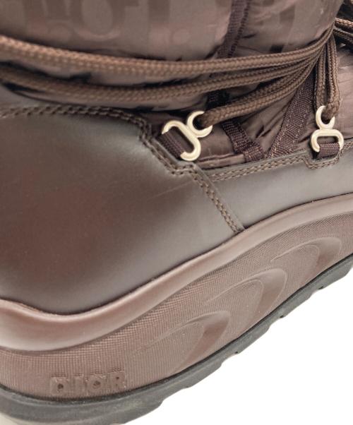 Dior（ディオール）Dior (ディオール) スノーアンクルブーツ ブラウン サイズ:44の古着・服飾アイテム