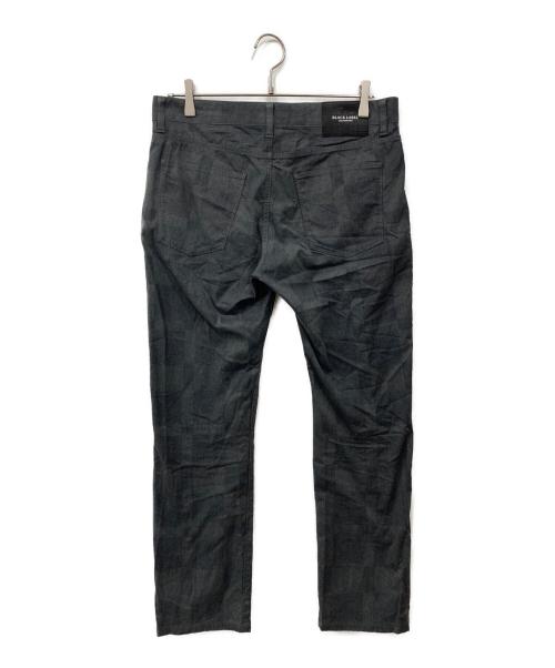 BLACK LABEL CRESTBRIDGE（ブラックレーベル クレストブリッジ）BLACK LABEL CRESTBRIDGE (ブラックレーベル クレストブリッジ) ストレートパンツ グレー サイズ:79CMの古着・服飾アイテム