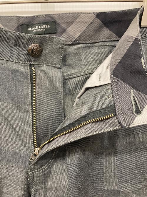 BLACK LABEL CRESTBRIDGE（ブラックレーベル クレストブリッジ）BLACK LABEL CRESTBRIDGE (ブラックレーベル クレストブリッジ) ストレートパンツ グレー サイズ:79CMの古着・服飾アイテム
