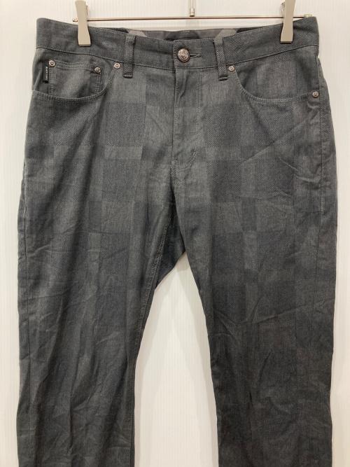 BLACK LABEL CRESTBRIDGE（ブラックレーベル クレストブリッジ）BLACK LABEL CRESTBRIDGE (ブラックレーベル クレストブリッジ) ストレートパンツ グレー サイズ:79CMの古着・服飾アイテム