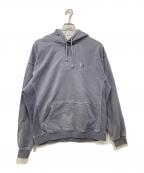 KITH×RUSSELLキス×ラッセル）の古着「ロゴ刺繍パーカー」｜グレー