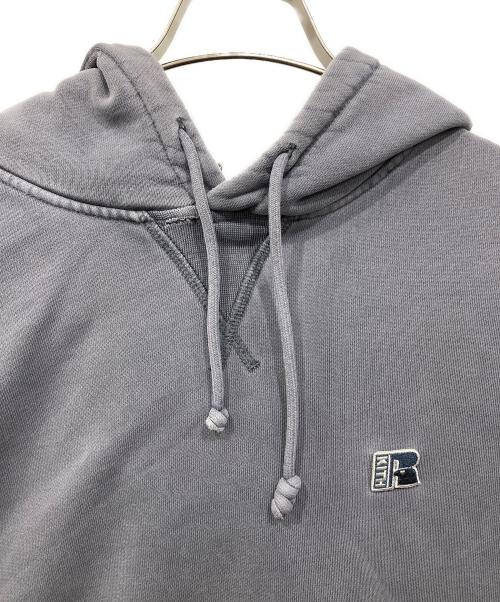 KITH（キス）KITH (キス) RUSSELL (ラッセル) ロゴ刺繍パーカー グレー サイズ:Lの古着・服飾アイテム