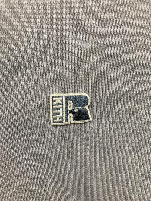KITH（キス）KITH (キス) RUSSELL (ラッセル) ロゴ刺繍パーカー グレー サイズ:Lの古着・服飾アイテム