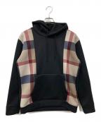 BLACK LABEL CRESTBRIDGEブラックレーベル クレストブリッジ）の古着「ボンディングパーカー」｜ブラック