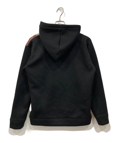 BLACK LABEL CRESTBRIDGE（ブラックレーベル クレストブリッジ）BLACK LABEL CRESTBRIDGE (ブラックレーベル クレストブリッジ) ボンディングパーカー ブラック サイズ:Mの古着・服飾アイテム