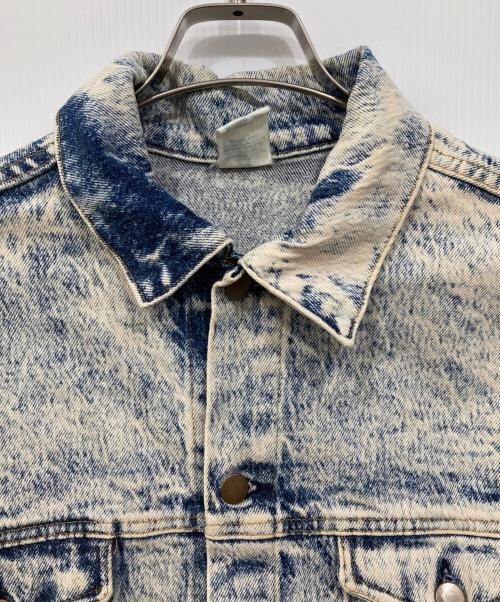 BRISTOL BLUES（ブリストル・ブルーズ）BRISTOL BLUES (ブリストル・ブルーズ) ケミカルウォッシュデニムジャケット インディゴ サイズ:-の古着・服飾アイテム