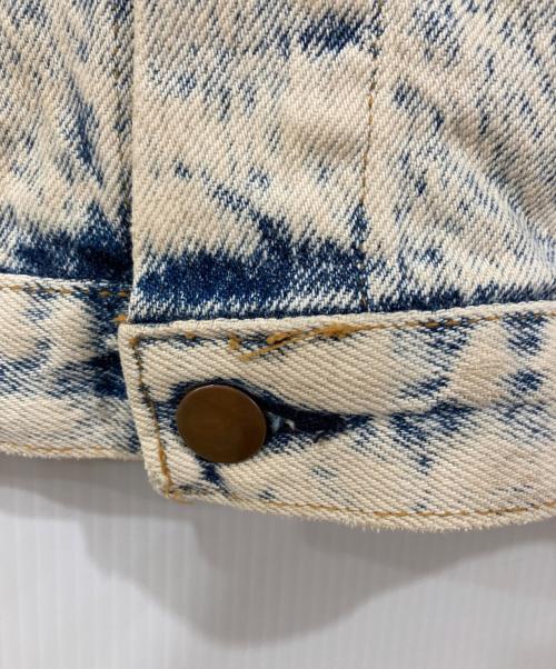 BRISTOL BLUES（ブリストル・ブルーズ）BRISTOL BLUES (ブリストル・ブルーズ) ケミカルウォッシュデニムジャケット インディゴ サイズ:-の古着・服飾アイテム