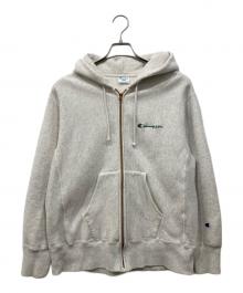 Champion（チャンピオン）の古着「リーバースウィーブジップパーカー」｜グレー