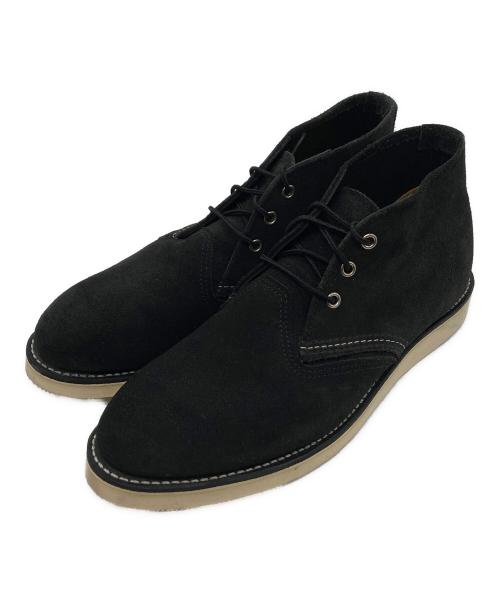 RED WING（レッドウィング）RED WING (レッドウィング) ワークチャッカブーツ ブラック サイズ:28の古着・服飾アイテム