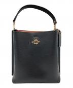 COACHコーチ）の古着「モリー バケット バッグ 22」｜ブラック