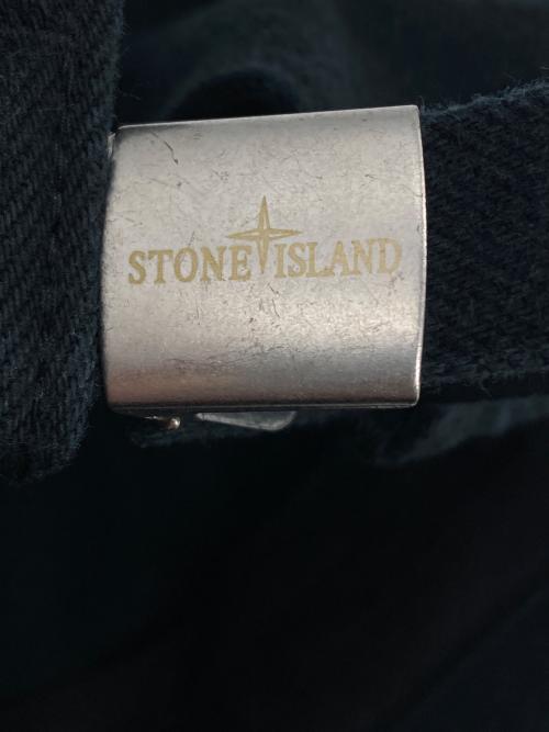 SUPREME（シュプリーム）SUPREME (シュプリーム) STONE ISLAND (ストーンアイランド) ロゴ刺繍 6パネルキャップ ブラックの古着・服飾アイテム