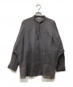 CLANEクラネ）の古着「シアー ドルマン シャツ」｜グレー