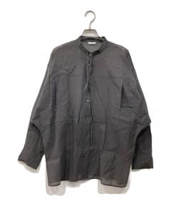 中古・古着通販】CLANE (クラネ) CHINA BUTTON SHIRT グレー サイズ:2