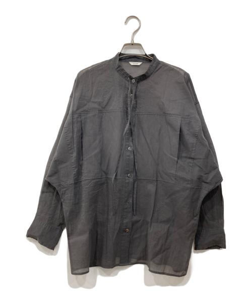 CLANE（クラネ）CLANE (クラネ) シアー ドルマン シャツ グレー サイズ:Freeの古着・服飾アイテム