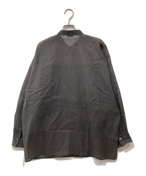 CLANE（クラネ）CLANE (クラネ) シアー ドルマン シャツ グレー サイズ:Freeの古着・服飾アイテム