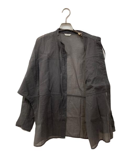 CLANE（クラネ）CLANE (クラネ) シアー ドルマン シャツ グレー サイズ:Freeの古着・服飾アイテム