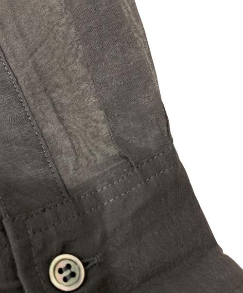 CLANE（クラネ）CLANE (クラネ) シアー ドルマン シャツ グレー サイズ:Freeの古着・服飾アイテム