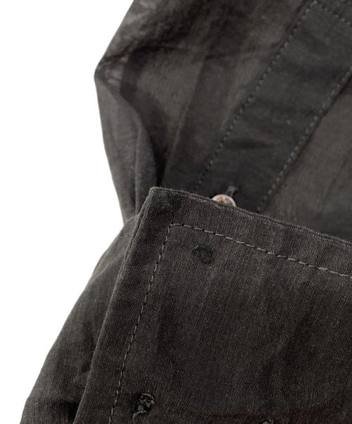 CLANE（クラネ）CLANE (クラネ) シアー ドルマン シャツ グレー サイズ:Freeの古着・服飾アイテム