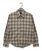 BURBERRY LONDONバーバリーロンドン）の古着「ノバチェックシャツ」｜ベージュ