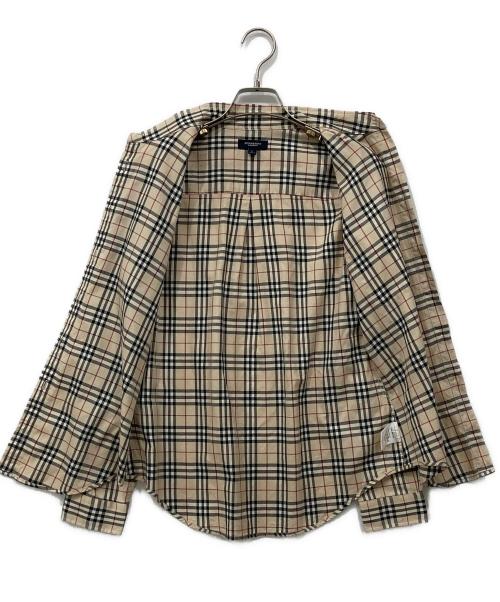 BURBERRY LONDON（バーバリーロンドン）BURBERRY LONDON (バーバリーロンドン) ノバチェックシャツ ベージュ サイズ:Lの古着・服飾アイテム