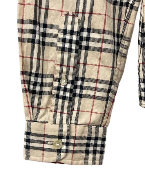 BURBERRY LONDON（バーバリーロンドン）BURBERRY LONDON (バーバリーロンドン) ノバチェックシャツ ベージュ サイズ:Lの古着・服飾アイテム
