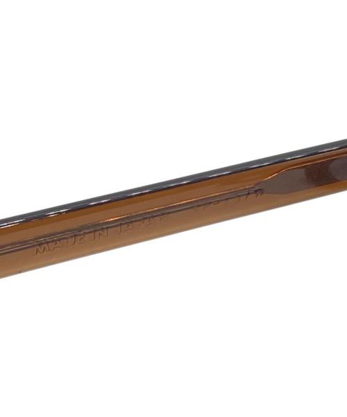 guepard（ギュパール）guepard (ギュパール) 伊達眼鏡 ブラウンの古着・服飾アイテム