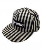 SUPREMEシュプリーム）の古着「キャップ」｜ホワイト×ブラック