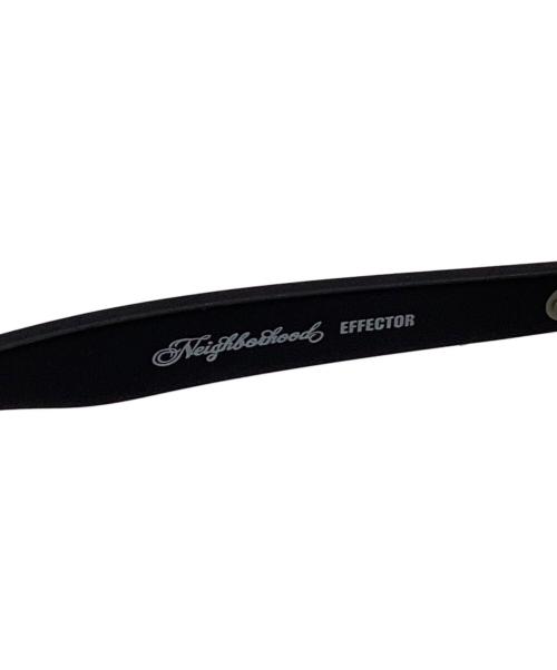 NEIGHBORHOOD（ネイバーフッド）NEIGHBORHOOD (ネイバーフッド) EFFECTOR (エフェクター) 伊達眼鏡 マットブラックの古着・服飾アイテム